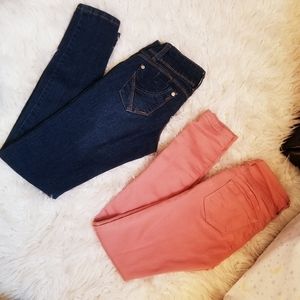 2 pairs of butt lifting jeans